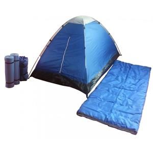 BROTHER campingový set pro dvě osoby - stan + 2 spacáky + 2 karimatky