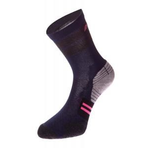 Alpine Pro ADRON 3 modro růžové ponožky - L - EU 43-46