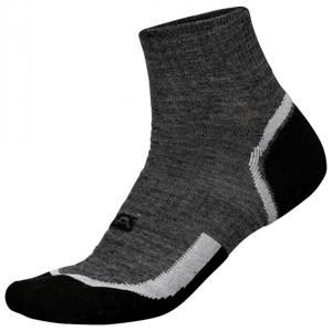 Alpine Pro GENTIN 2 šedo bílé ponožky - S - EU 35-38
