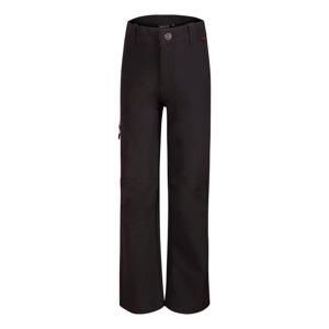 ALPINE PRO PLATAN 2 INS. Dětské softshellové kalhoty KPAM050990 černá - 116-122 cm