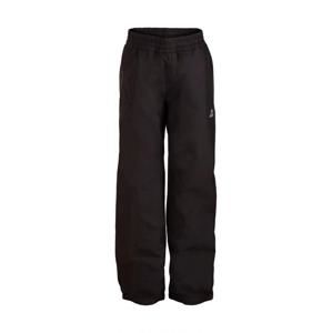 Alpine Pro SESTO 3 ins. černé dětské zateplené kalhoty s membránou + hřejivé polštářky - 104-110 cm