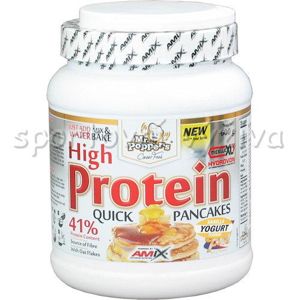Amix Mr.Poppers High Protein Pancakes 600g - Sweetened natural (dostupnost 7 dní)