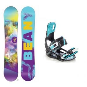 Beany Meadow dámský snowboard + vázání Raven Starlet black/mint - 130 cm + M (EU 39–42)