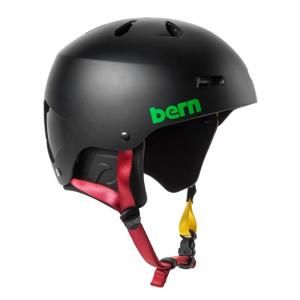 Bern Macon h2o 2017 matte black rasta helma - L (57-59 cm)