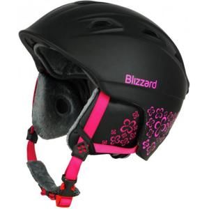 Blizzard VIVA DEMON 56-59 cm černo-růžová lyžařská přilba - 56-59 cm