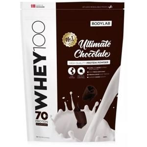 Bodylab Whey Protein 100 1000 g - bílá čokoláda - jahoda