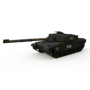 BRITISH CHALLENGER 1 1:72- soubojový tank v ručně malované kamufláži