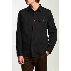 Brixton Bowery l/s Flannel Washed Black (WABLK) košile - XL