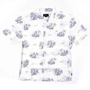 Brixton Bueller s/s Wvn Off white/grey (OFWGR) košile - M