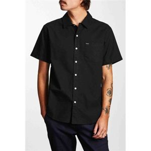 Brixton Charter Oxford s/s Wvn Black (BLACK) košile - M
