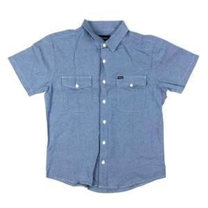 Brixton Davis s/s Wvn Light Blue Chambray (LBLCH) košile - M
