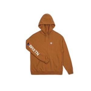 Brixton Stowell Intl Hood Washed Copper (WSHCP) mikina - M