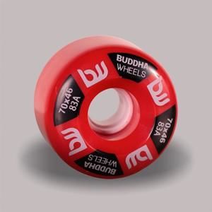 Buddha Wheels Sogi 70Mm 83A (RED) kolečka - 70mm