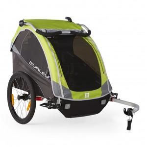 Burley D'LITE odpružený dětský vozík - zelený