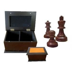 Chopra Figury Tournament Staunton De Luxe šachové figurky s dřevěným boxem