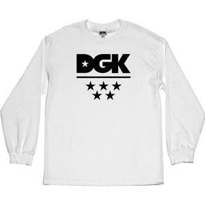 DGK All Star l/s Tee White (WHITE) triko - L