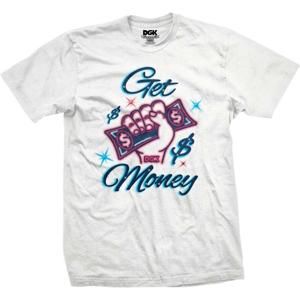 DGK Get Money Tee White (WHITE) triko - M