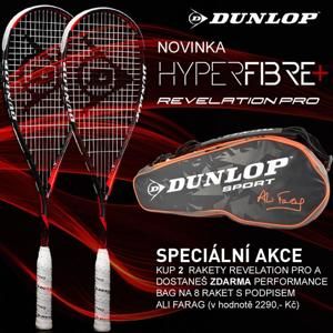 Dunlop HYPERFIBRE+ REVELATION PRO set - podepsaná Ali Farag