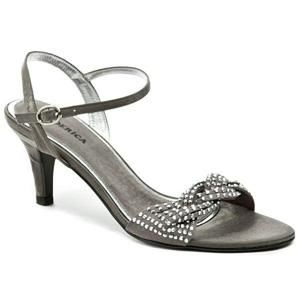 Federica 23 19212 stříbrná dámská společenská obuv - EU 40