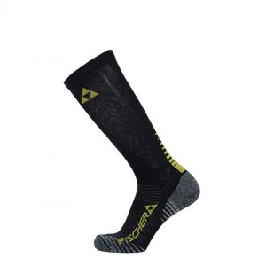Fischer XC LONG 2019 běžkařské ponožky - 35-38 - černá/žlutá