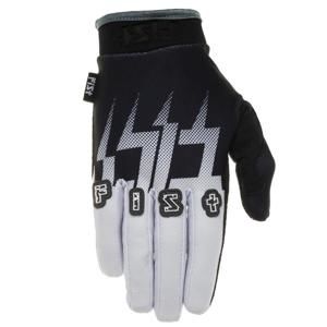 Fist High Voltage Slip černá/bílá cyklistické rukavice - XL