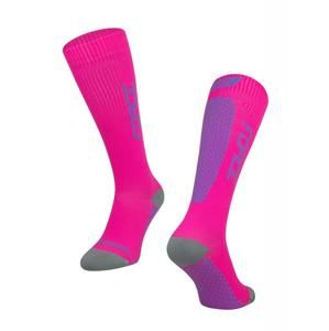 Force Ponožky TESSERA KOMPRESNÍ růžové - L-XL/42-47