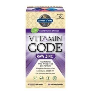 Garden of Life Vitamin Code RAW Zinek 60 kapslí