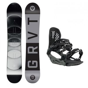 Gravity Contra 19/20 snowboard + Gravity G3 grey vázání - 162 cm Wide + L (EU 42-48)