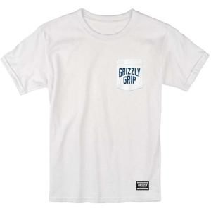 Grizzly All City Pocket s/s Tee White (WHT) triko - L