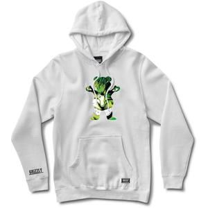 Grizzly Grizzly X Hulk Pull Over White (WHITE) mikina - S