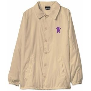 Grizzly Og Bear Coaches Jacket sand/purple (SDPR) bunda - XL