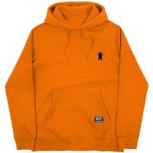 Grizzly Og Bear Embroidered Hoodie Safety orange/black (SOBK) mikina - XXL