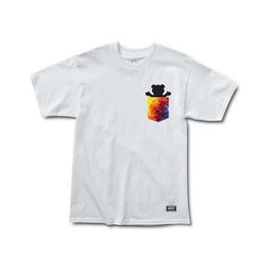 Grizzly Psychedelic Pocket Tee White (WHT) triko - S
