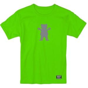 Grizzly Safety Bear s/s Tee Neon Green (NEGN) triko - M