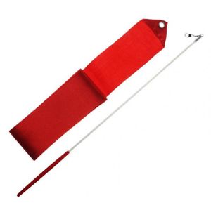 Gymnastická stuhatyčka - červená POUZE červená (VÝPRODEJ)