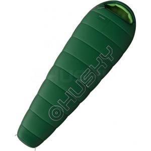 Husky Monti -11°C zelený spací pytel + Acra L30 samonafukovací karimatka 5 cm - levý zip