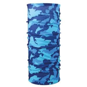 Husky Multifunkční šátek Printemp modrá camouflage - UNI