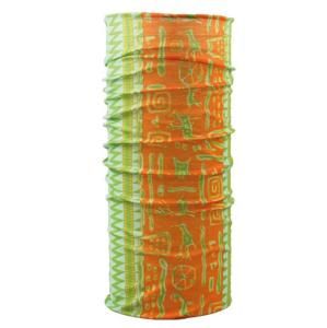 Husky Multifunkční šátek Printemp oranžovo-zelená - UNI
