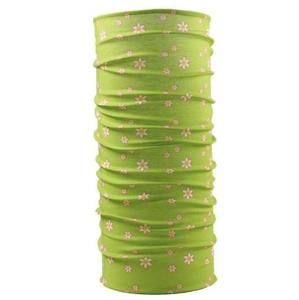 Husky Multifunkční šátek Printemp sv. zelená flowers - UNI