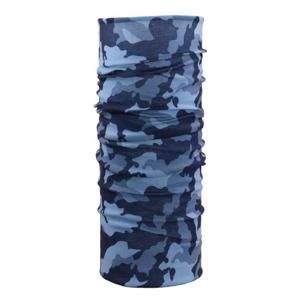 Husky Multifunkční šátek Printemp tm. modrá camouflage - UNI