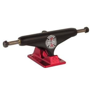 Independent 129 Stage 11 Forged Titanium Flat Black Ano Red (73560) trucky - 129