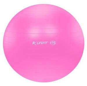 Lifefit 75cm růžový gymnastický míč