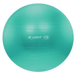 Lifefit Gymnastický míč ANTI-BURST 75 cm, tyrkysový