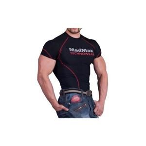 MadMax Kompresní triko s krátkým rukávem MSW901 černočervené - L