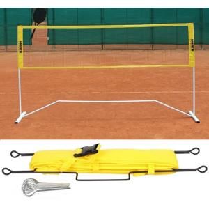 Merco Badminton/Tenis set stojany na kurt včetně sítě + Merco Lajny 9 x 3m