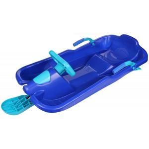 Merco Plastové boby SkiBob řiditelné, s brzdami - modrá