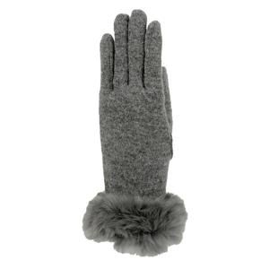 Mess Dámské zimní rukavice GL0318 šedé