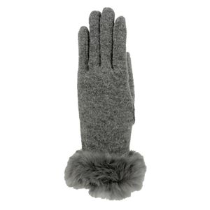 Mess Dámské zimní rukavice GL0318 šedé (VÝPRODEJ)