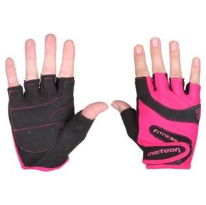 Meteor Grip Lady fitness rukavice - L - fialová