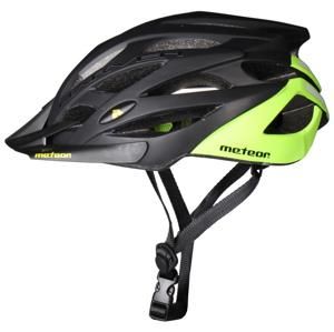 Meteor Marven cyklistická helma - M - bílá-zelená